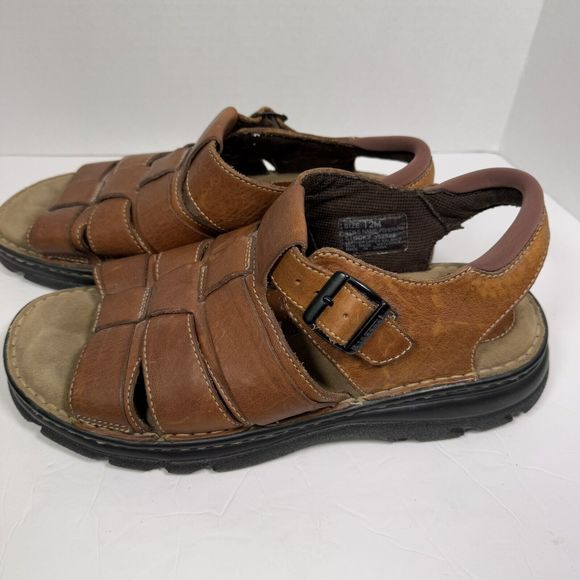BJORNDAL MEN'S SANDALS HIKING WALKING SIZE
LEATHER UPPER FISHERMAN SIZE 12M - Picture 4 of 7